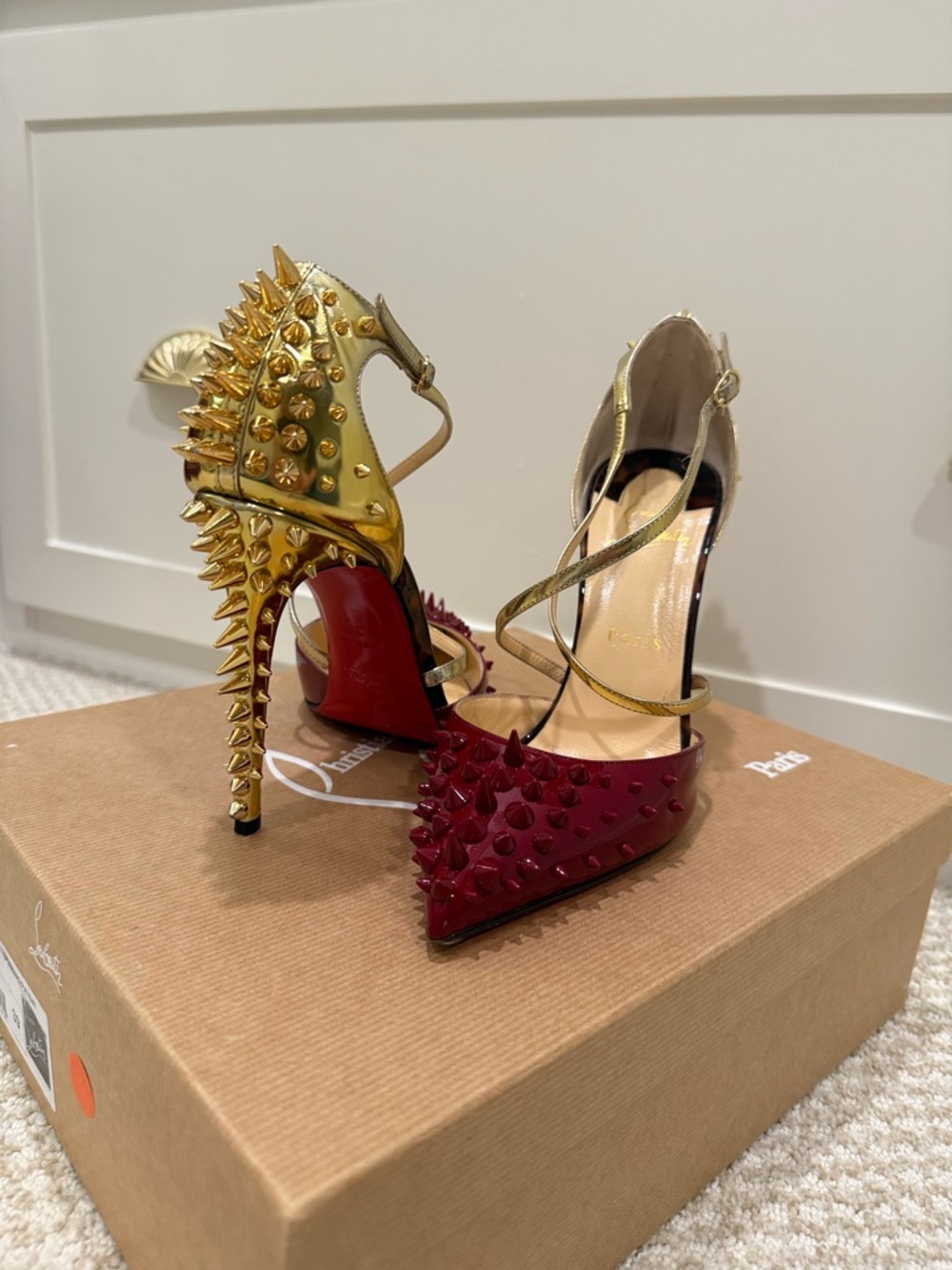 Christian Louboutin Size 39 Spiked Heels